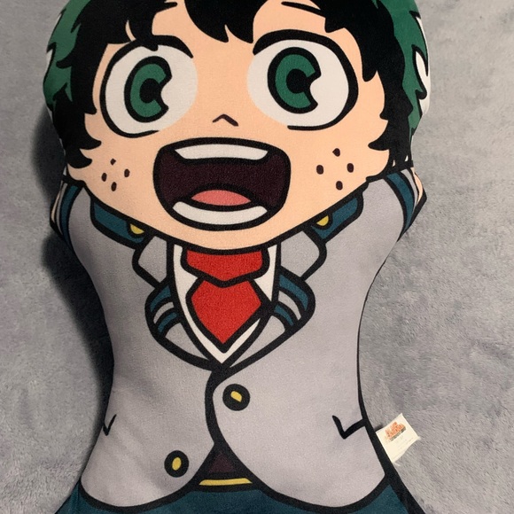 My Hero Academia Deku 2-sided Pillow 20" Stuffed Plush Cushions. - Picture 2 of 3